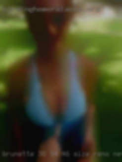 Brunette, 38-34-46 in Reno, Nevada (size 14/16).